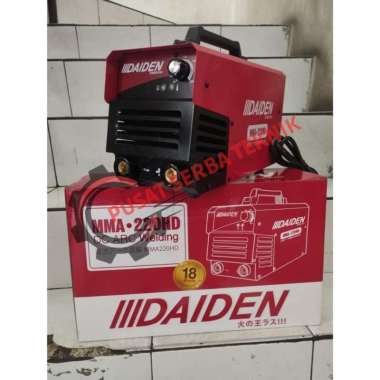 Trafo Las / Mesin Las Inverter DAIDEN MMA 220HD (220 HD) Heavy Duty dengan bublewra