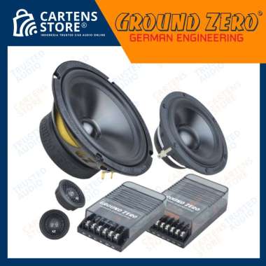 Speaker 3 Way Ground Zero GZRC 165.3SQ By Cartens-Store.com Hitam