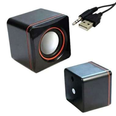 Speaker komputer/speaker laptop/speaker aktif/Speaker pc/speaker murah hitam