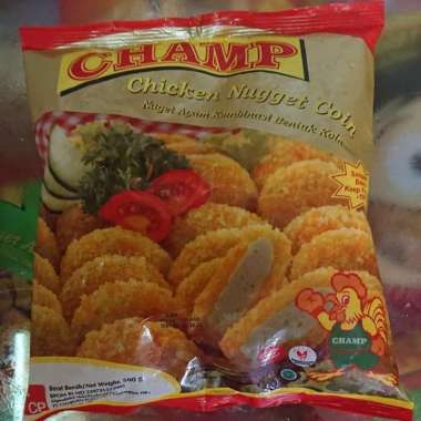 Promo Harga Champ Nugget Chicken Nugget Coin 500 gr - Blibli