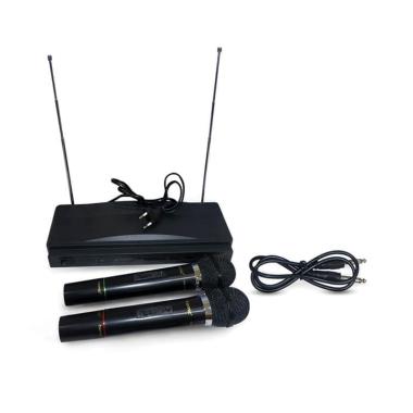 Homic HM-306 Microphone Wireless - Hitam Hitam