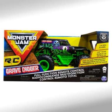 Monster Jam Grave Digger RC Remote Control Monster Truck 1:24 2.4 Ghz