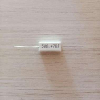 Resistor Kapur 0.47 Ohm 5 Watt