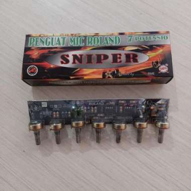 Kit Penguat Mic 7 Potensio