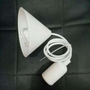 Fitting saja, Fitting Lampu Hias E27 - Fitting Lampu Gantung Putih