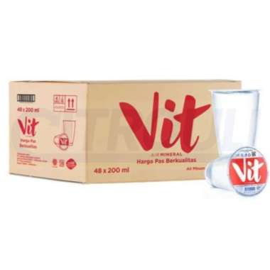 VIT AIR MINERAL GELAS KARTON 48x200ml