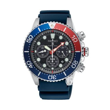 Seiko Prospex Padi Special Edition Solar Chronograph Jam Tangan Pria [SSC-663P1] Blue Red