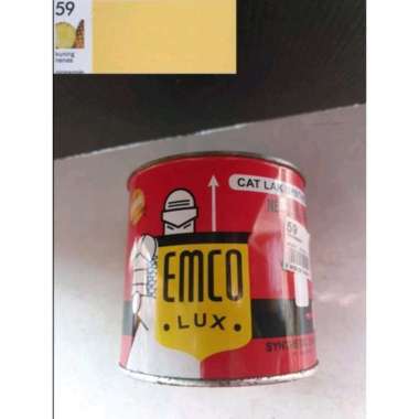cat minyak kayu besi emco lux warna kuning nenas 1/2 kg