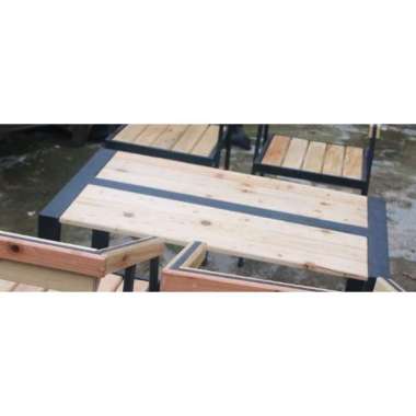 Meja Kursi Teras Minimalis / Meja Teras / Meja Kursi Teras Set Industrial (GRATIS ONGKIR JAWA DKI) 1