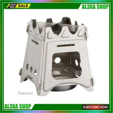 Tungku Pembakaran Kayu Model Lipat Camping Outdoor