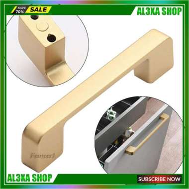 Handle Tarikan Pintu Lemari Laci Warna Emas Furniture