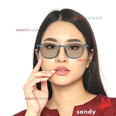 Kacamata Anti Radiasi Photocromic Bluechromic Blueray Sandy + BLUERAY
