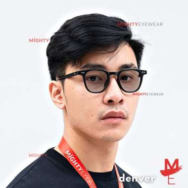 Kacamata Photochromic Antiradiasi - Denver Pria Minus Plus Gaya Kotak + BlueRayBening