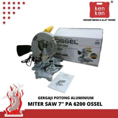 BERGARANSI Mitter Saw 7 Inch Miter Gergaji Potong Aluminium Alumunium Kayu Mitre Mesin MITER SAW 7" 