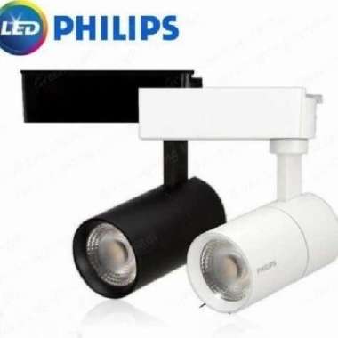 Lampu Spotlight LED Track Philips ST030 LED8 10W Philips Hitam - 4000K