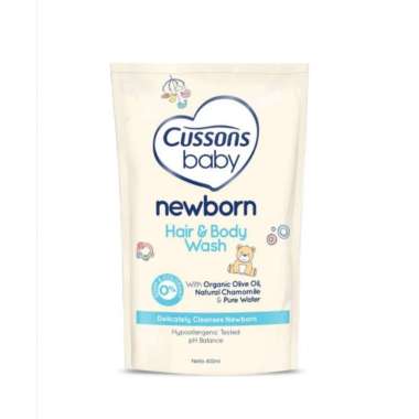CUSSONS BABY NEW BORN HAIR BODY WASH 400ML
