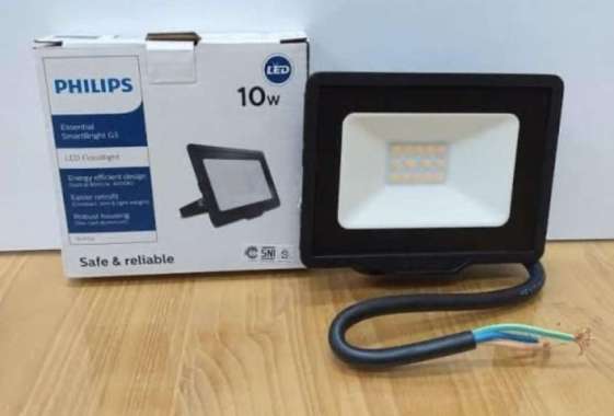 FLOOD LIGHT PHILIPS LED BVP131 10 W WATT 10W LAMPU SOROT 4000k