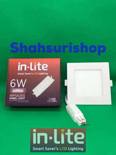 LED PANEL INLITE IN-LITE 6W 6 W 6WATT KOTAK INPS 626S Kuning
