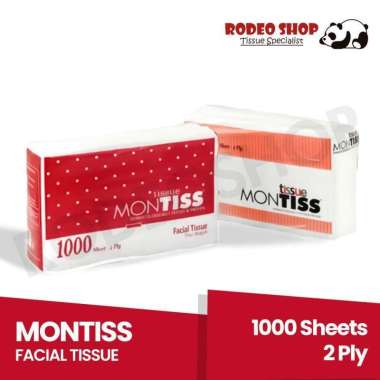 Montiss Facial Tissue 1000 Sheets MULTICOLOR