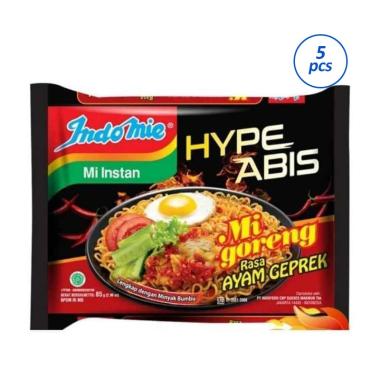 Indomie Rasa Ayam Geprek Mie Goreng Instan [85 g/ 5 pcs]