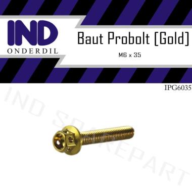 harga IND Onderdil M6x35-6x35-6x35 Kunci 8 K8 Baut Probolt Gold Blibli.com
