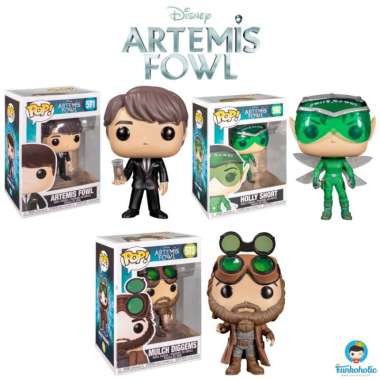 Funko POP! Set Promotion Disney Artemis Fowl, Holly, Mulch Mainan Anak [3 items]