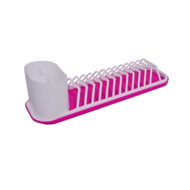Rak Piring Mini Case Plate / Rak Pengering Peralatan Dapur Nagata 367 Pink