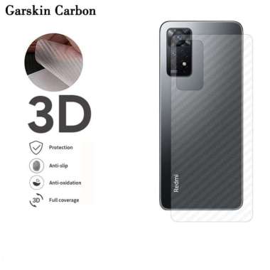 Promo Garskin Redmi Note 11 4G / Note 11s Skin Clear Carbon Hydrogel Back Cover Redmi Note 11s