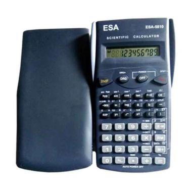 Esa 5810 Kalkulator Scientific + Free Baterai BIRU DONGKER