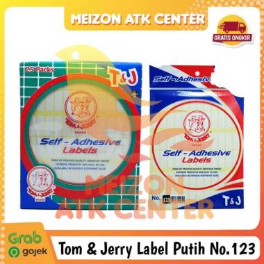 Jual Tom & Jerry Label No.104 Kertas Putih Stiker Paper [1 ...