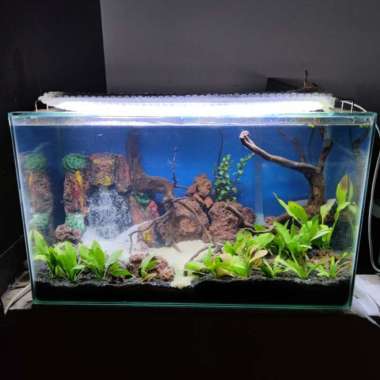 Waterfall Aquarium Full Set Aquascape Air Terjun 60cm #1 Multicolor