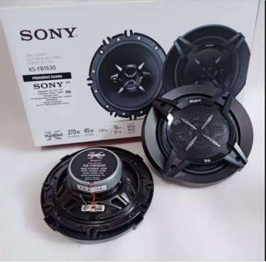 Speaker Coaxial Mobil Ukuran 6 Inch Sony XS FB 1630 Resmi ORI HITAM