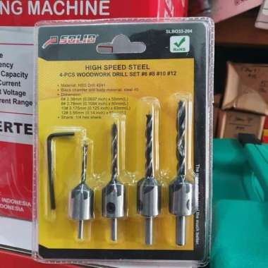 SOLID COUNTERSINK SET 4 PCS MATA BOR ENGSEL KOMPLIT MATA BOR