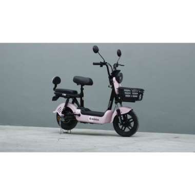 Sepeda Listrik Goda 125 New Golden Manggo PINK + bonus helm
