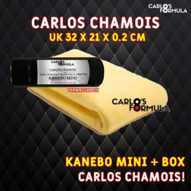 Lap Kanebo ORIGINAL Carlos Chamois Kain Lap Microfiber Mobil Motor Seperti Kenmaster 3M