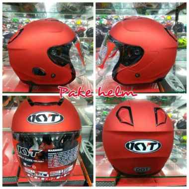 HELM KYT KYOTO MERAH DOFF HELM KYT HALF FACE L RED DOFF