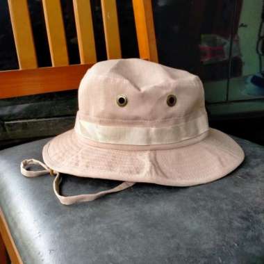 Topi Rimba Bahan Ripstop Terbaru Krem