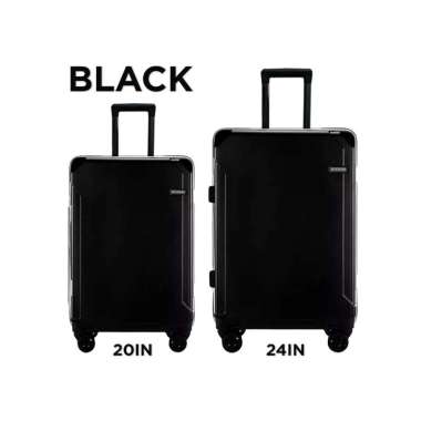 Goto Rover Koper Roda Kabin Suitcase Kunci Cabin 20 24 Inch Bagasi 24IN BLACK