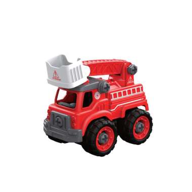 OKIEDOG DIY MINI TRUCK - FIRE ENGINE (MAINAN BONGKAR PASANG ANAK)