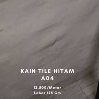 Alfa Textile Kain Tile Lebar 125 Cm Hitam