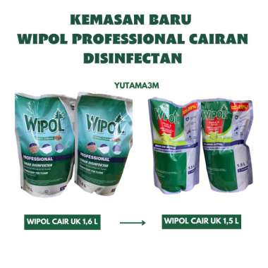 Wipol karbol profesional CAIRAN DISINFEKTAN lantai floor 1.6 liter hijau