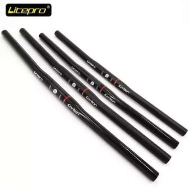 FLATBAR LITEPRO CARBON PRO STANG SEPEDA LIPAT SELI MINION FIXIE MTB FEDERAL DLL HANDLEBAR LURUS FLAT