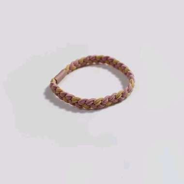 Ikat Rambut Kepang 2 Warna Pink