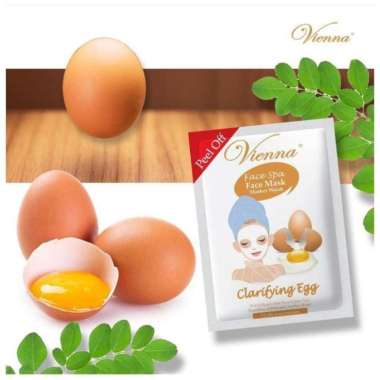 15 ML SACHET VIENNA PEEL OFF MASK / VIENNA FACE MASK / MASKER WAJAH SASET CLARIFYING EGG