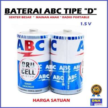 Baterai ABC jumbo type D / batre ABC biru jumbo tipe D