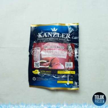 kanzler smoked beef daging sapi asap 250 gr 250g gram slice burger