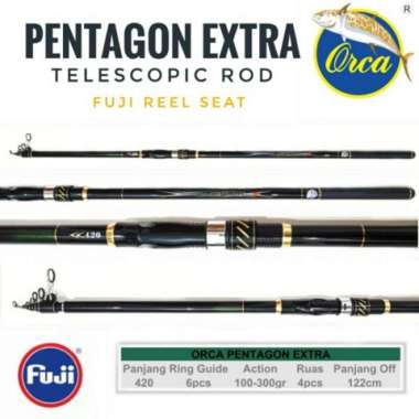 JORAN PANCING LAUT ORCA PENTAGON 390 420 FUJI DAN NON FUJI - 420 420 FUJI