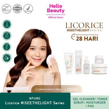 Npure Licorice Skincare Series LICO BRIGHT PAD 30PC