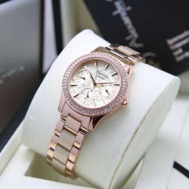 JAM TANGAN WANITA ALEXANDRE CHRISTIE AC 2932 AC2932 GOLD IVORY ORIGINAL