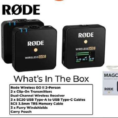 Gudang Digital Rode Wireless GO II 2 Rode Wireless GOII Rode Wireless GO 2